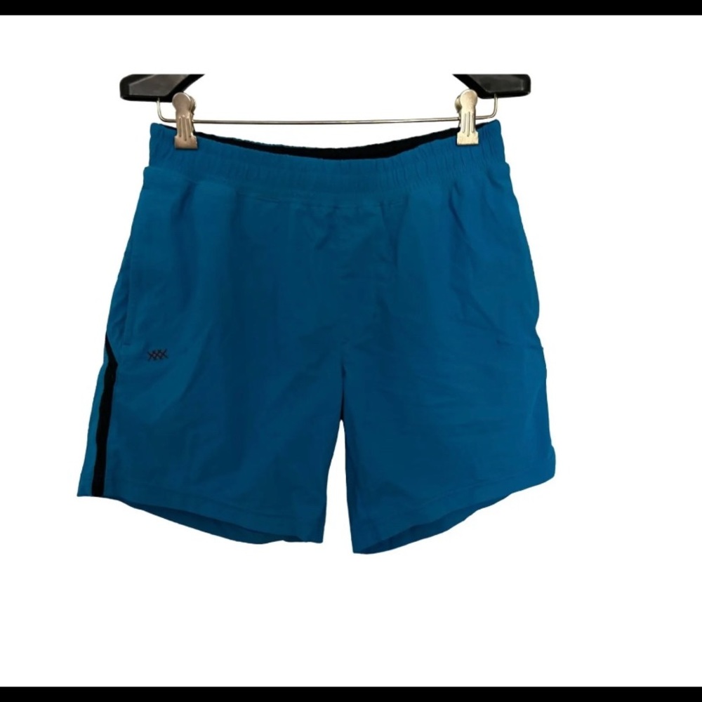 RHONE Blue swim shorts